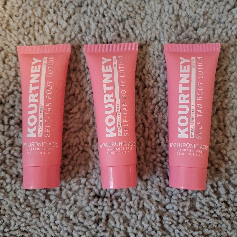 Kourtney Kellar Self Tan Body Lotion Bundle Of 3
